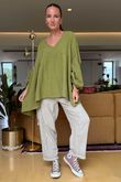 Made in Italy Santos Artist Smock Olive